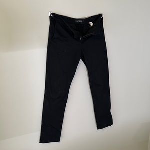 Express Athletic Tapered Black Hyper Stretch Jeans
